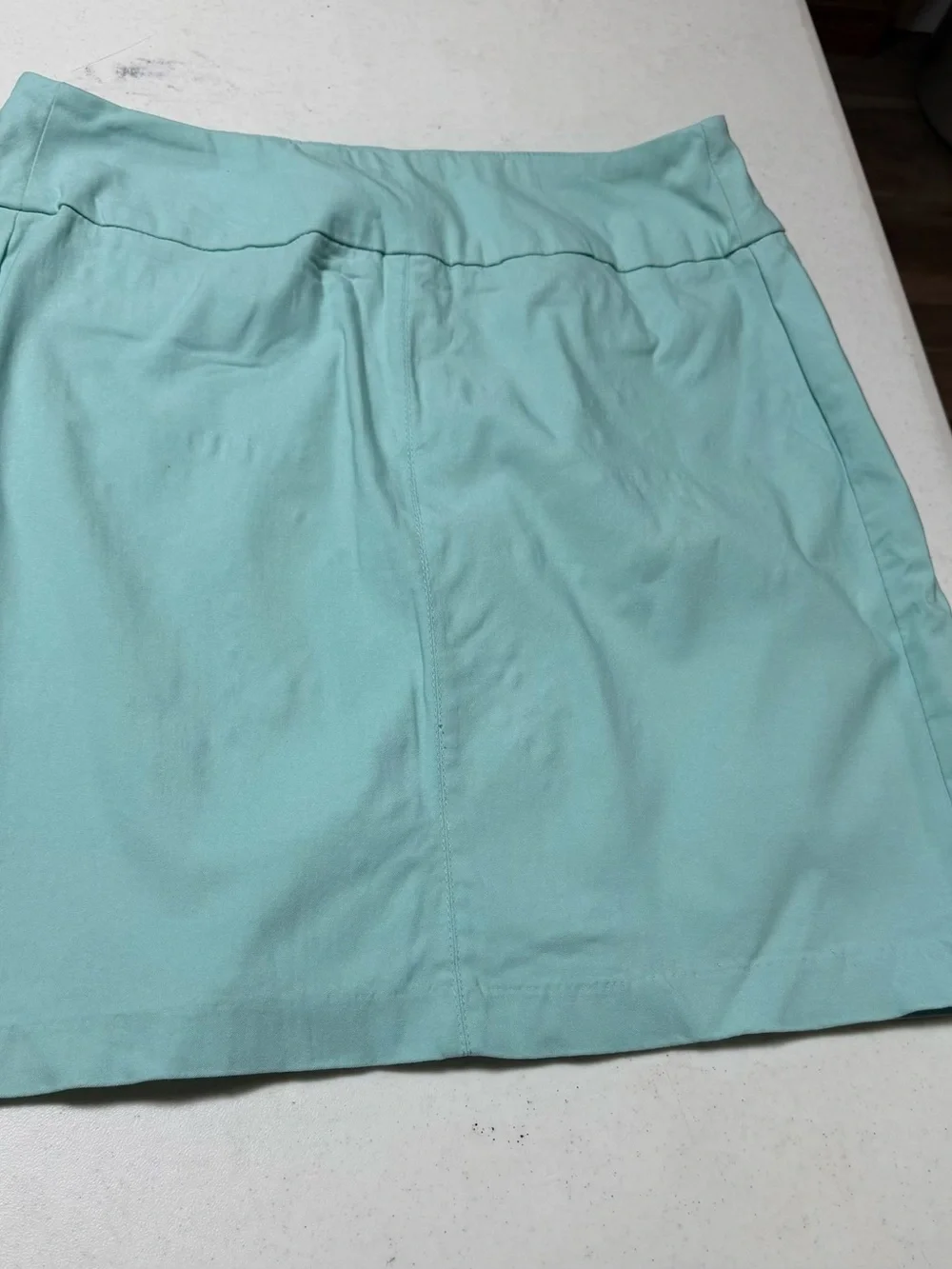 Lula B Aqua Pull-On Mini skirt